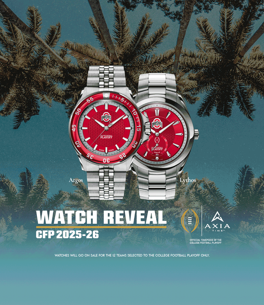 AXIA Time Named Official Timepiece of the College Football Playoff for Second Consecutive Year