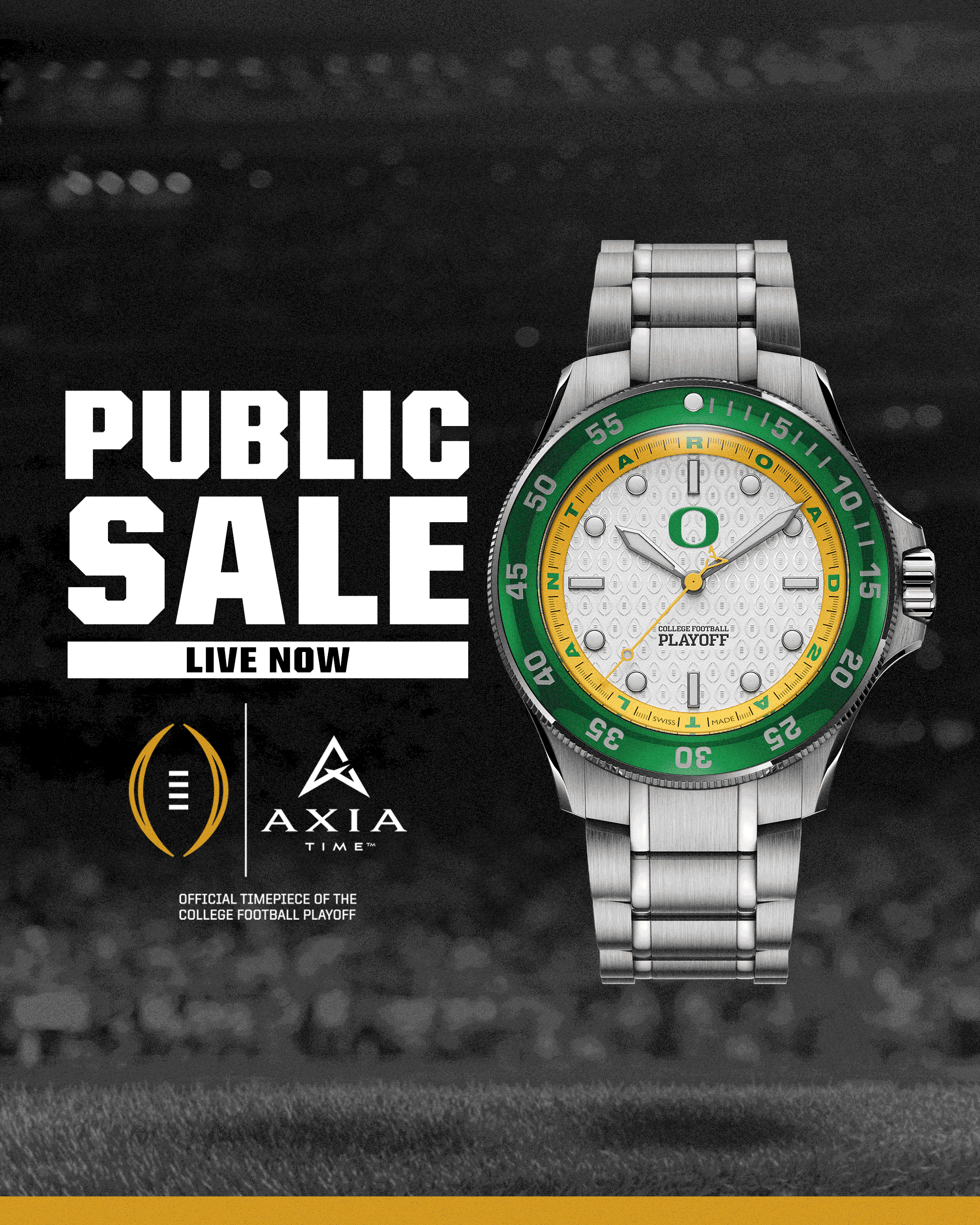 AXIA TIME CELEBRATES THE 12-TEAM COLLEGE FOOTBALL PLAYOFF WITH