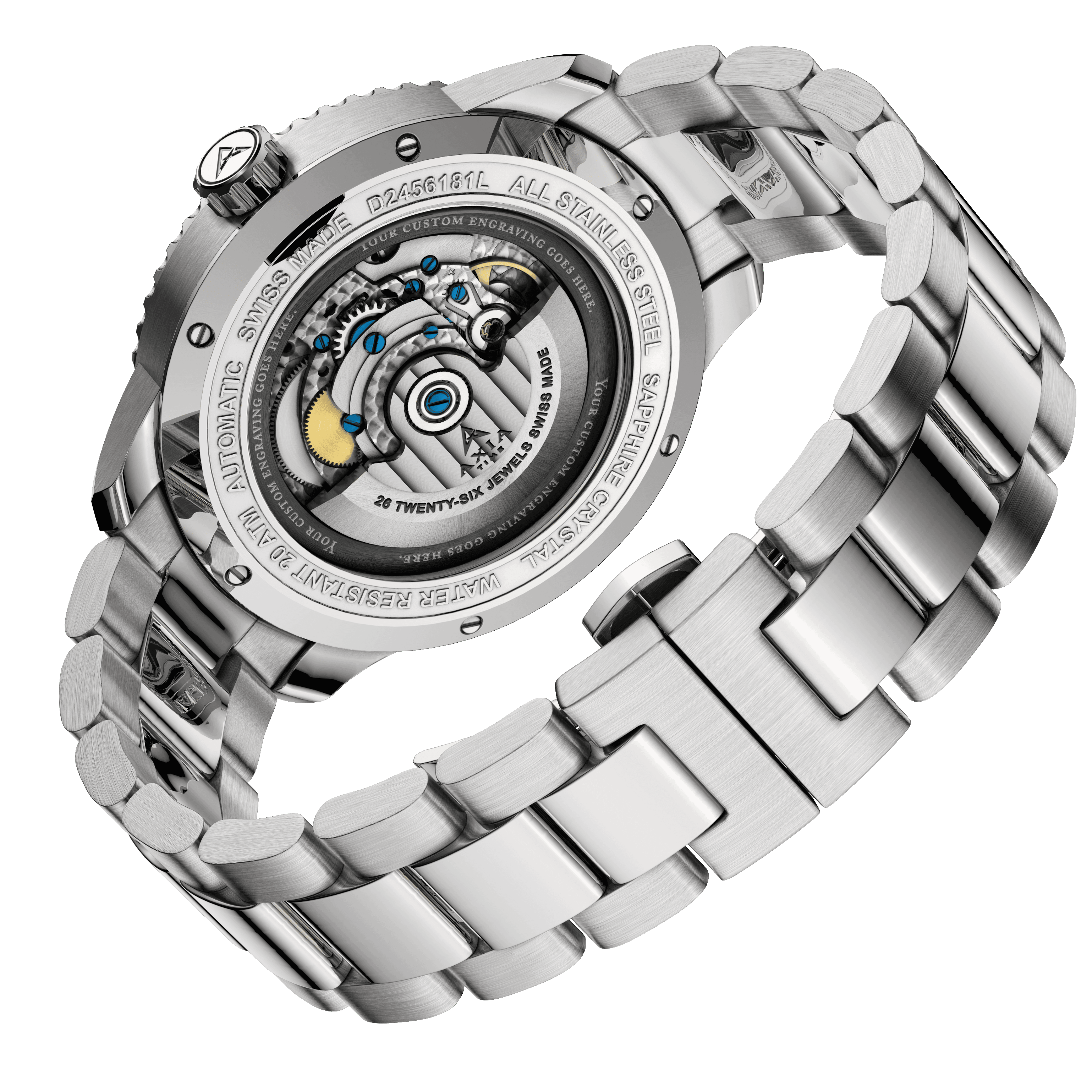 Notre Dame Lacrosse 2023 Champions swiss made automatic watch