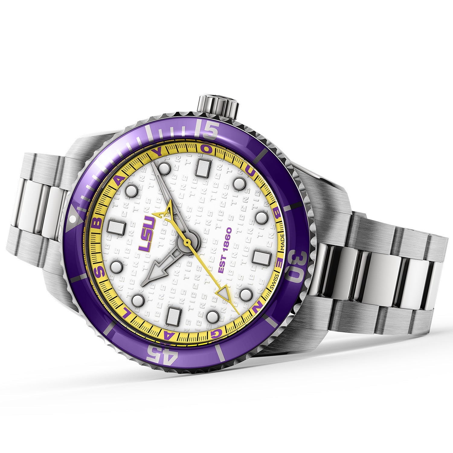 Odysseus Divers LSU Swiss made automatic watch. Table view.
