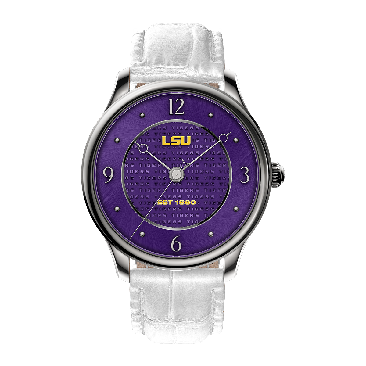 Aletheia LSU Swiss made automatic watch. Front view.