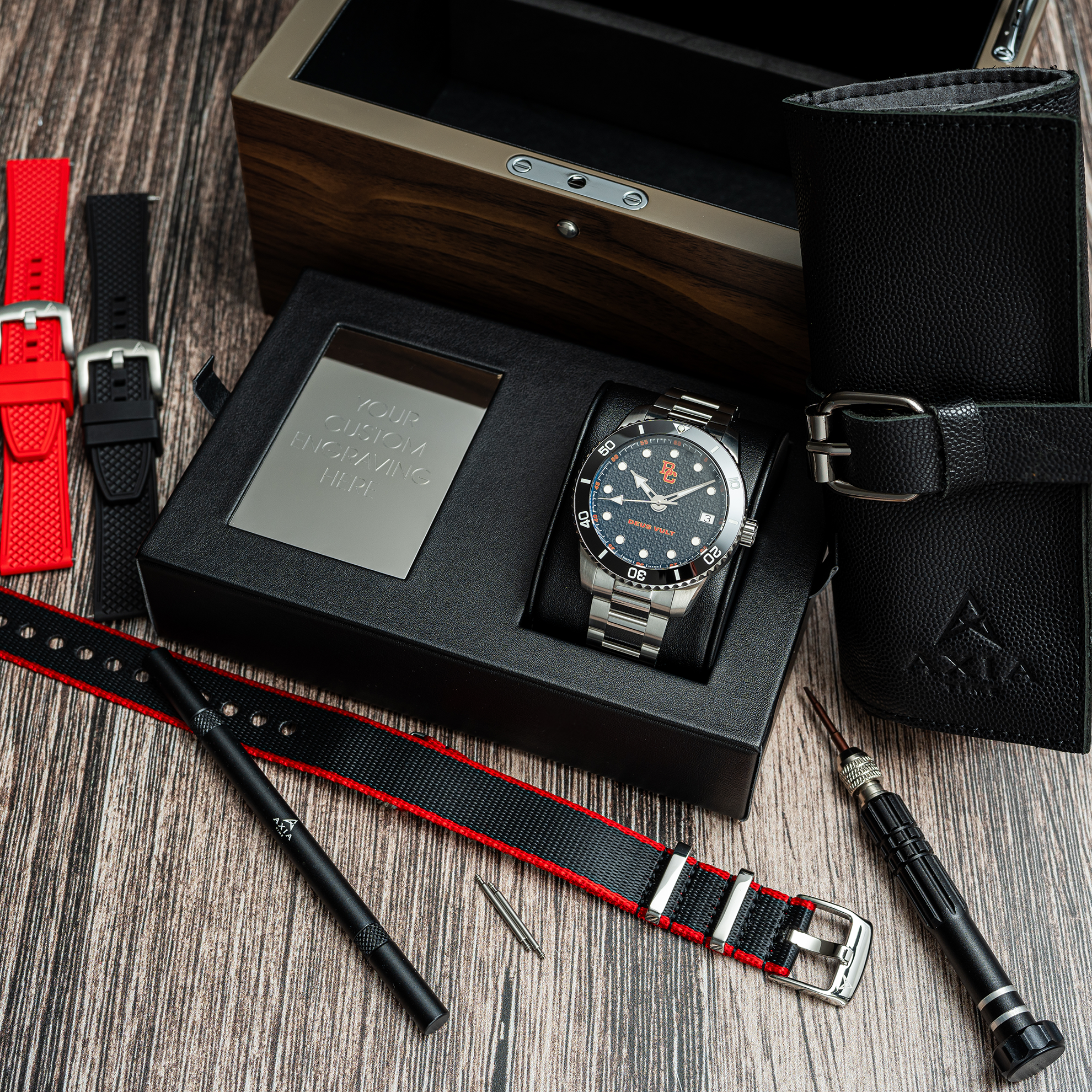 Bergen Catholic Swiss made automatic watch