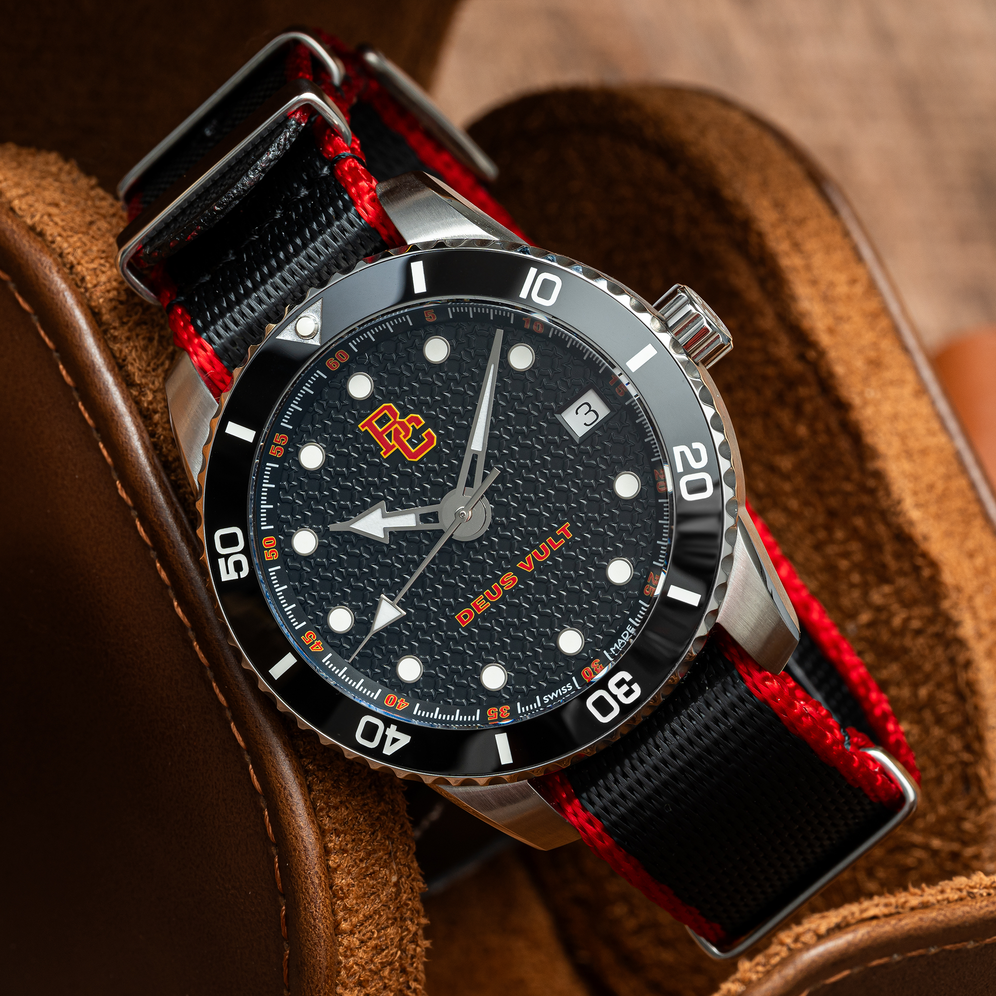 Bergen Catholic Swiss made automatic watch