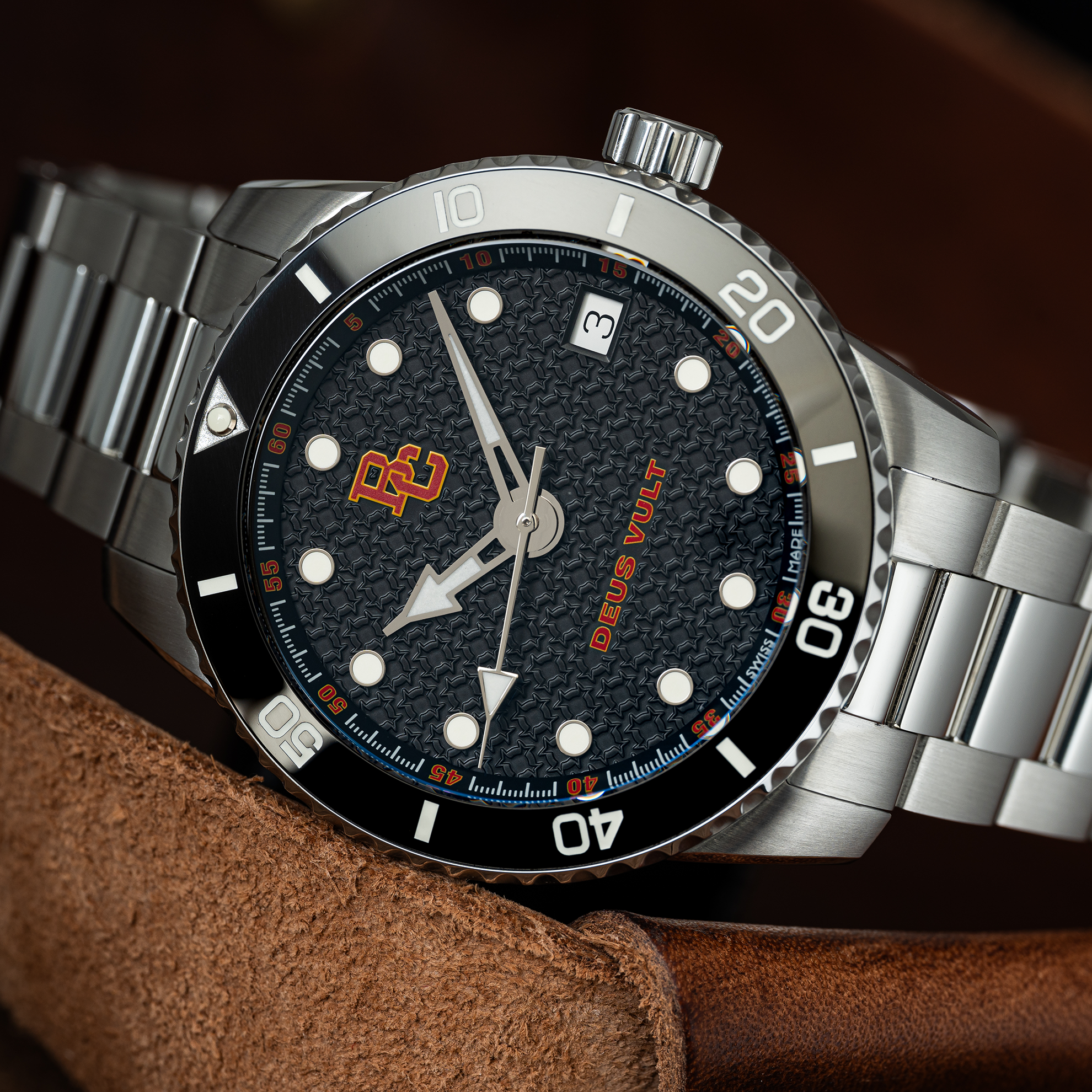 Bergen Catholic Swiss made automatic watch