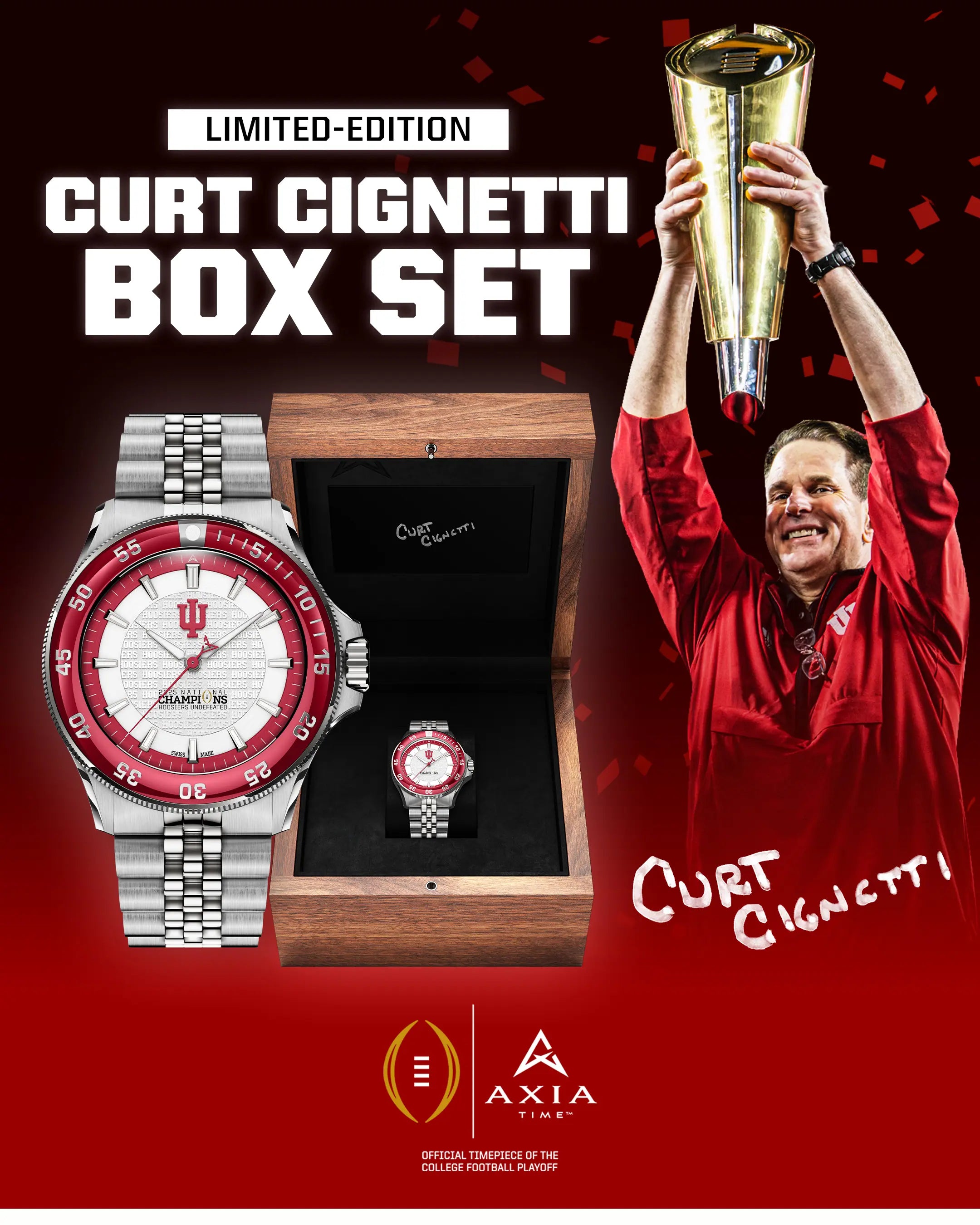 INDIANA - 2025 National Champions Curt Cignetti Box Set - ARGOS