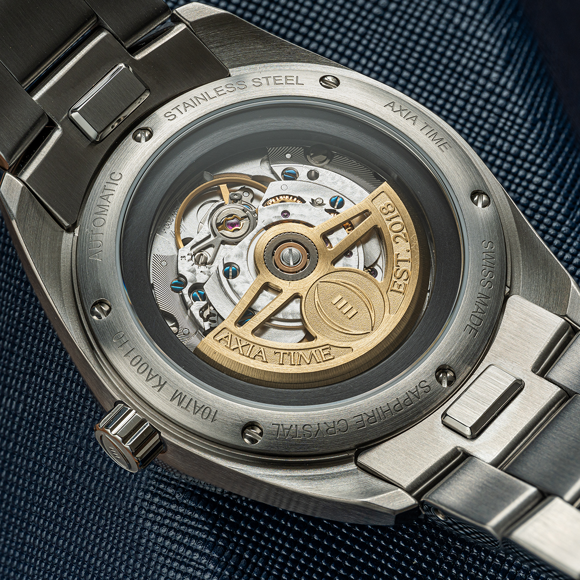 Michigan 2023 National Champions Timepiece - Kairos II (Stainless Steel)