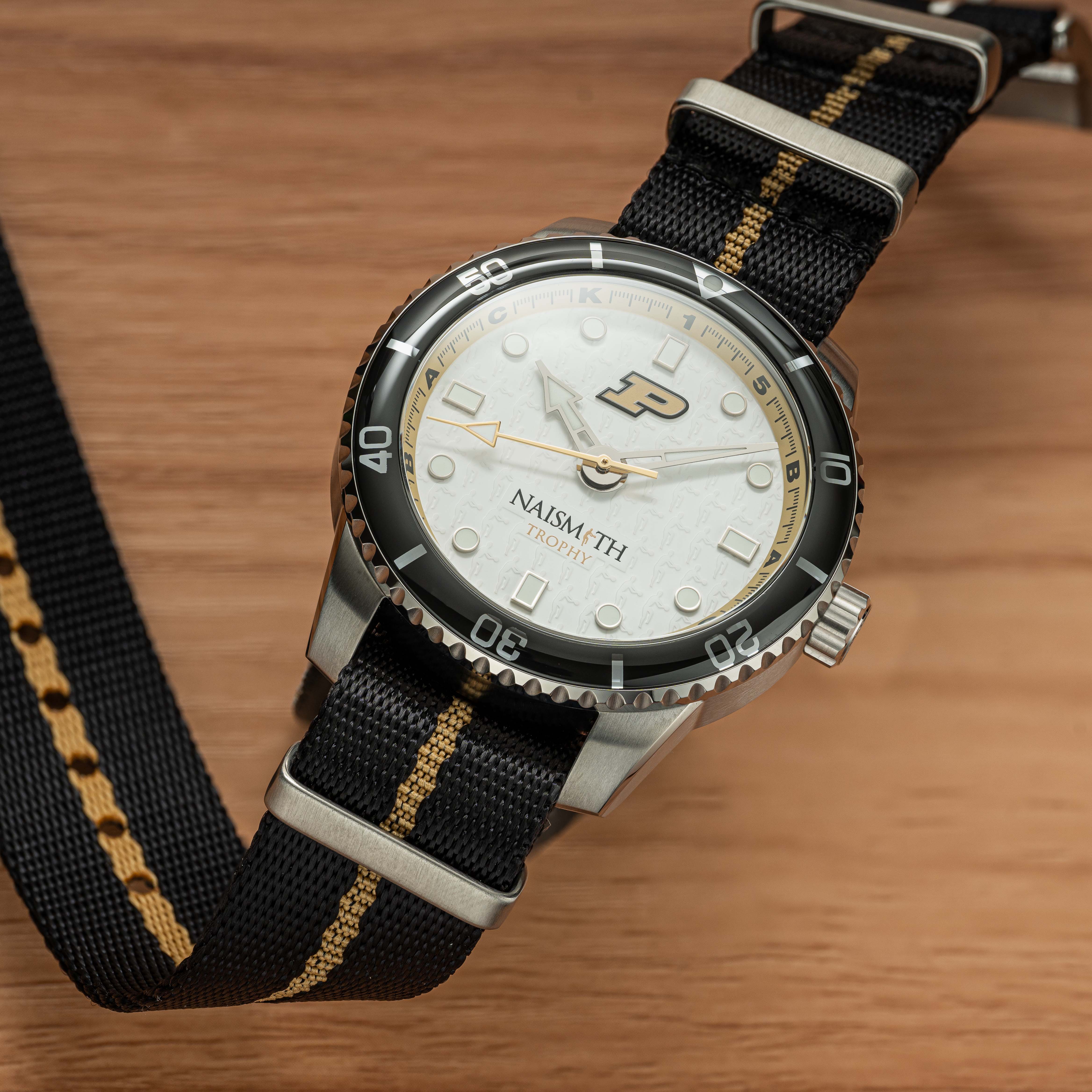 Zach Edey Purdue Naismith Commemorative Timepiece & Autographed Box Set & Mini Basketball