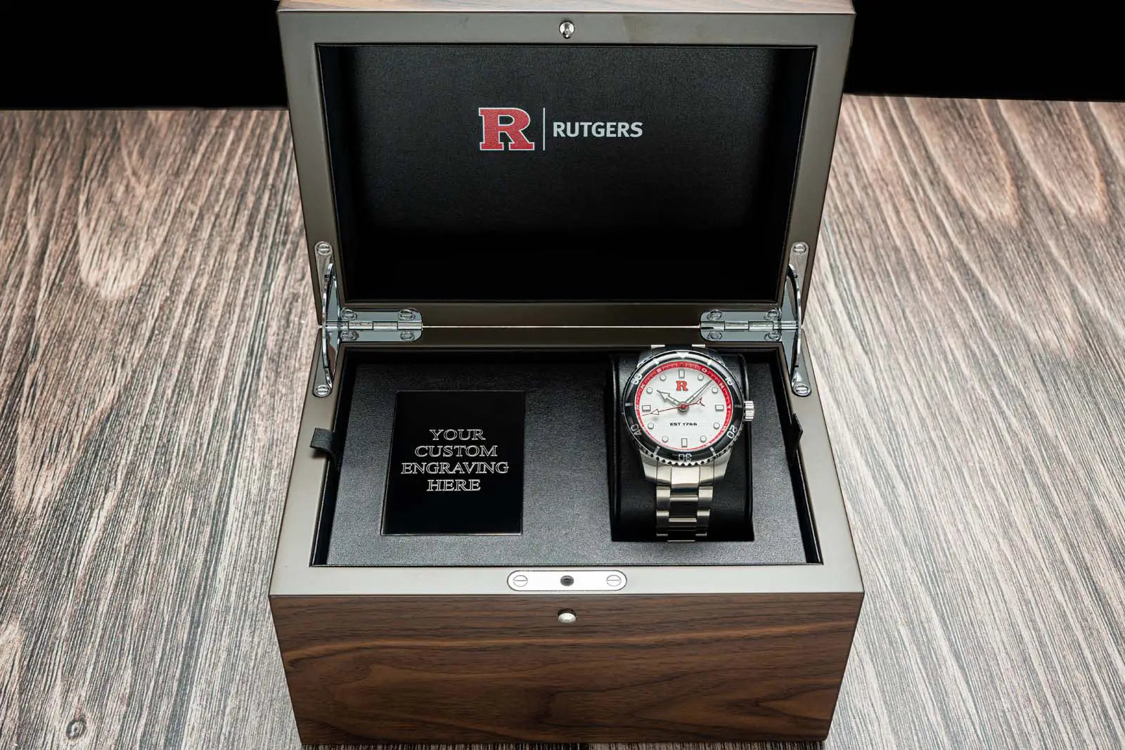 Rutgers University Timepiece Display Box (watch sold separately)