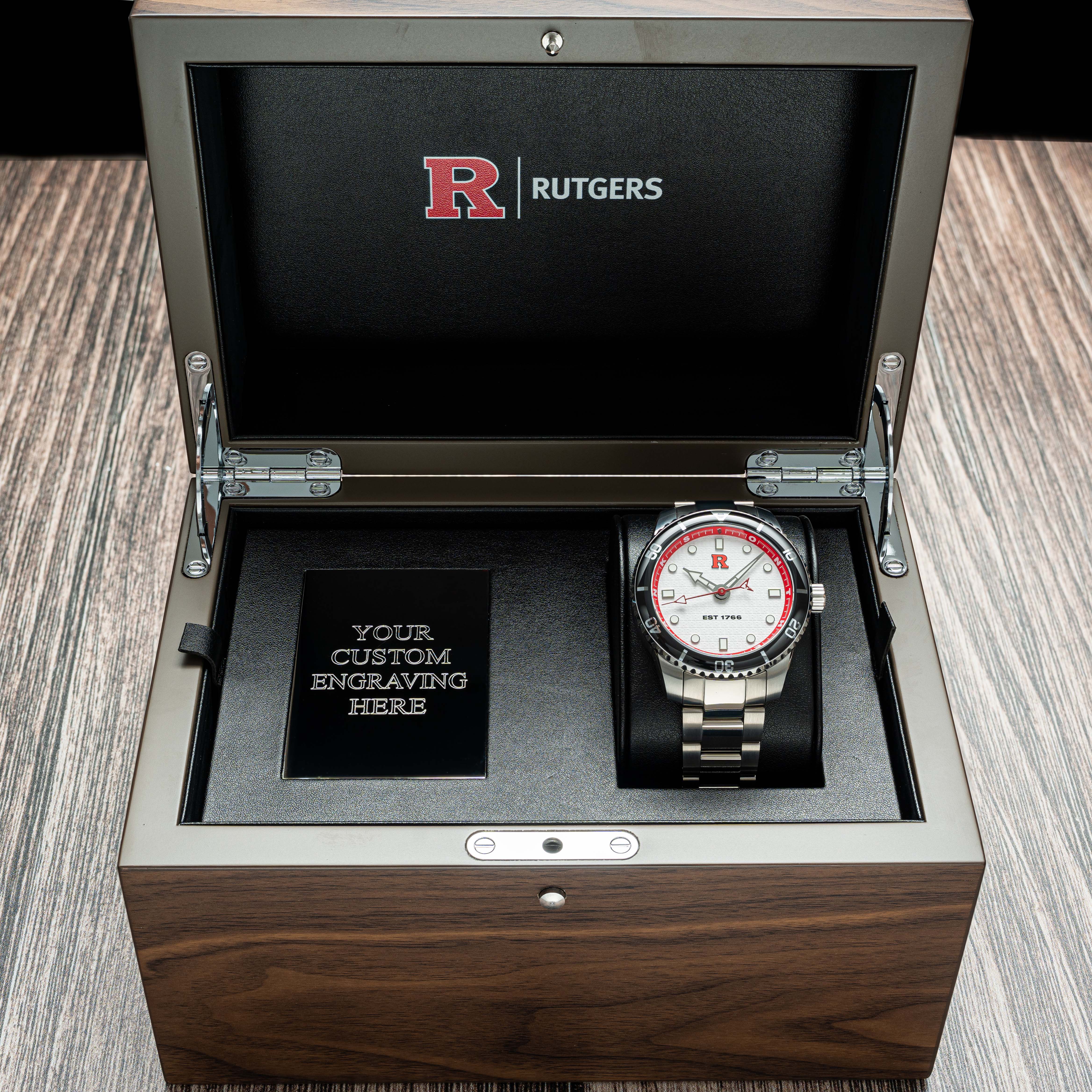Rutgers University Timepiece Display Box (watch sold separately)