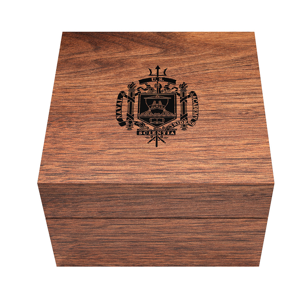 US Naval Academy Walnut Display Box (watch sold separately)