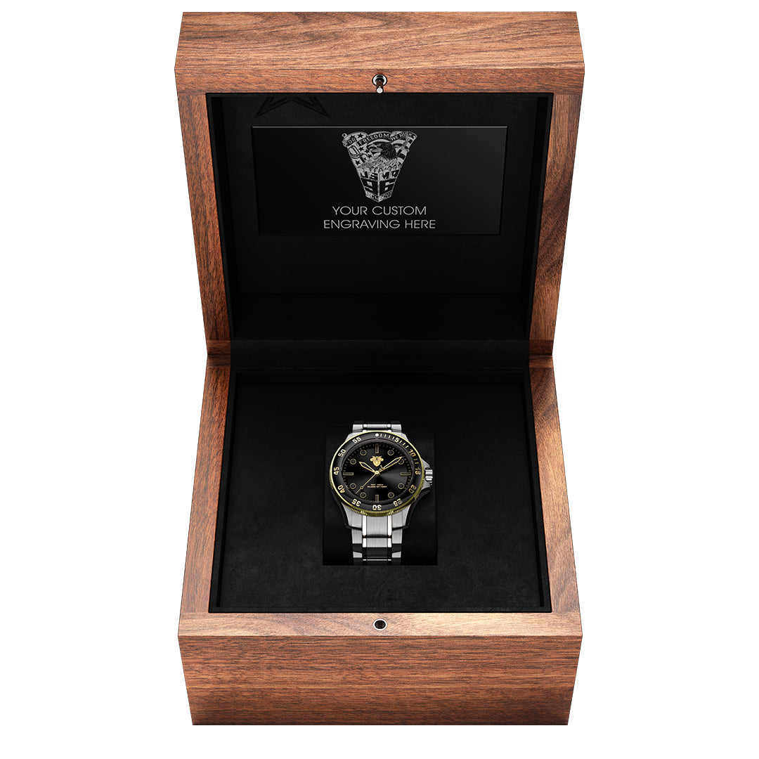 USMA '96 Walnut Display Box (Watch Sold Separately)