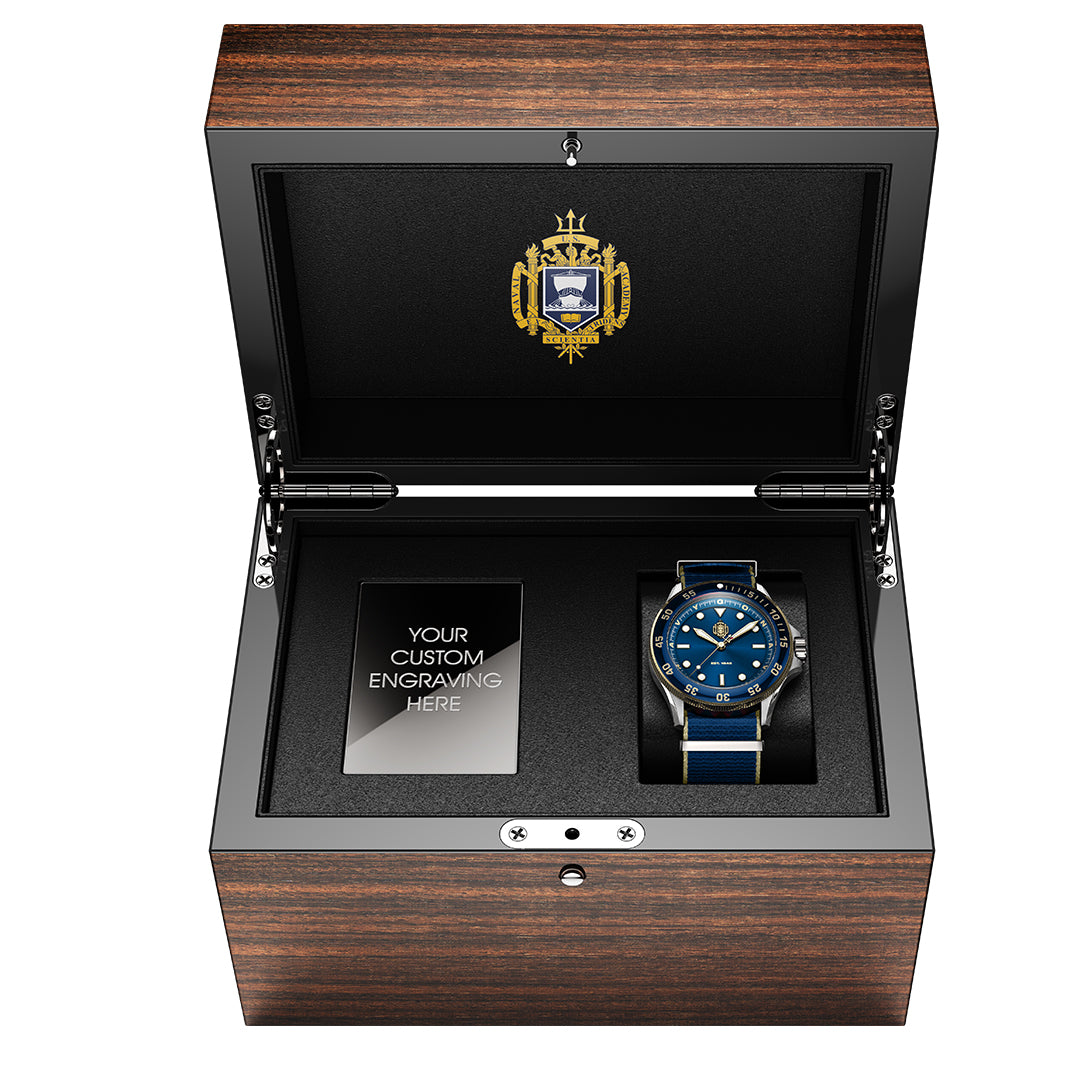 US Naval Academy Timepiece Display Box (watch sold separately)