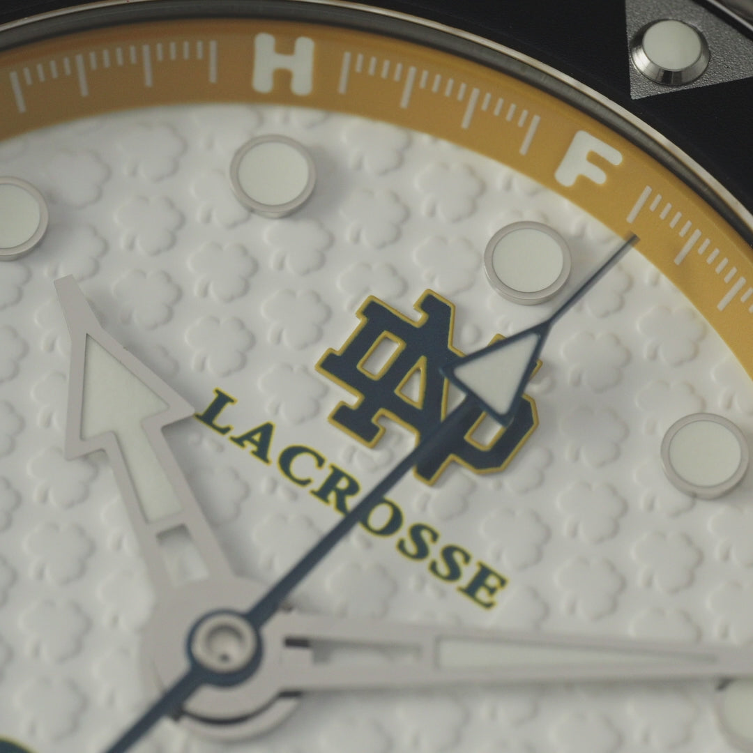Notre Dame Lacrosse 2023 Champions swiss made automatic watch