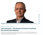 John Kanaras – The Greek-American Creating the World Cup Watches