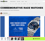 Commemorative Race Watches: AXIA Time Engraves Finish Times for Philly Marathon