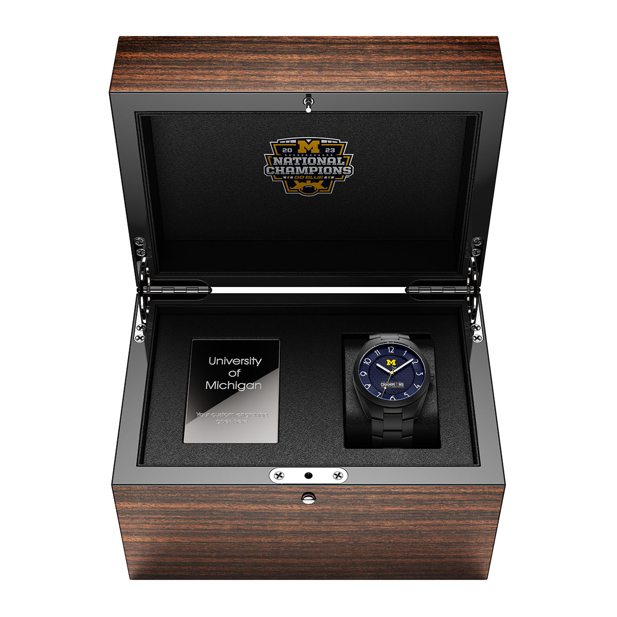 Timepiece Display Box - Michigan 2023 National Champions