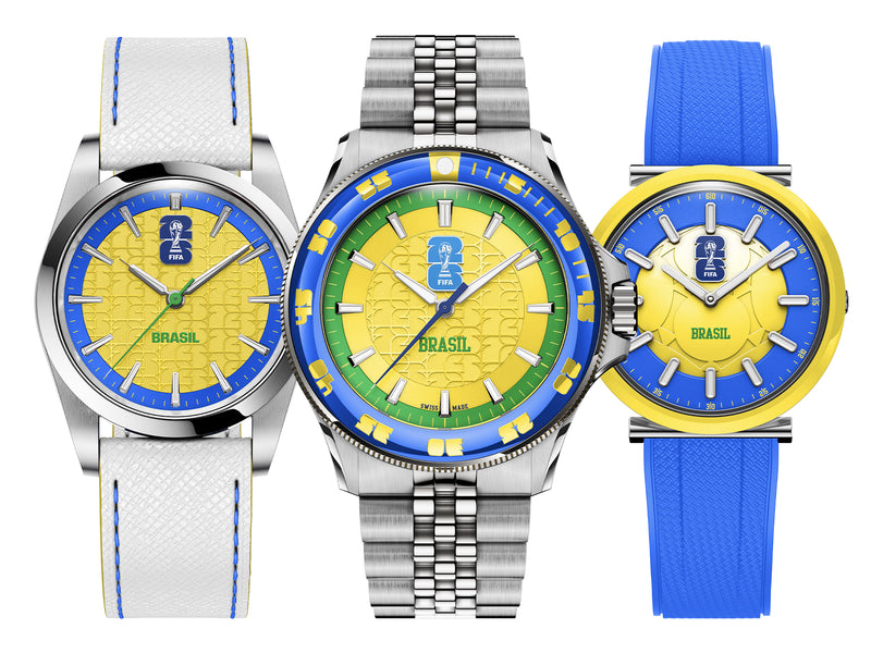 Axia Time FIFA 2026 Brazil three-watch lineup