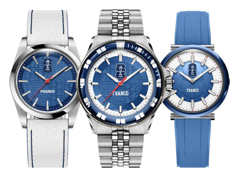 Axia Time FIFA 2026 France three-watch lineup