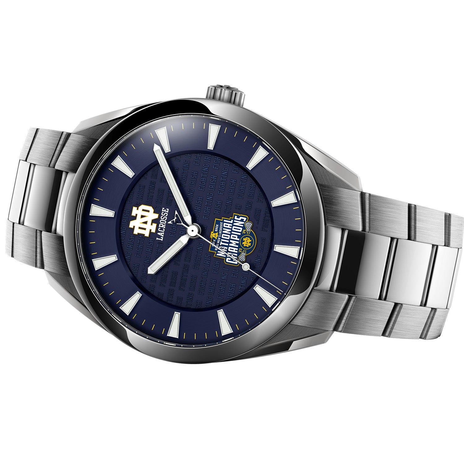 RU-4950　バカラ　時計  20240624 Notre Dame Lacrosse 2024 National Champions Timepiece - Kairos II
