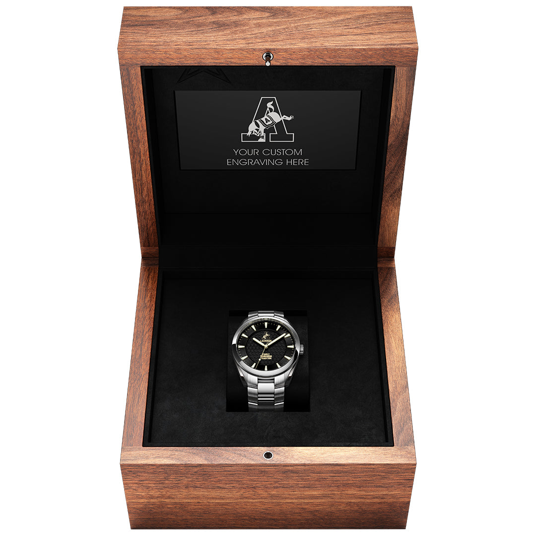 Army Lacrosse Walnut Display Box (Watch Sold Separately)