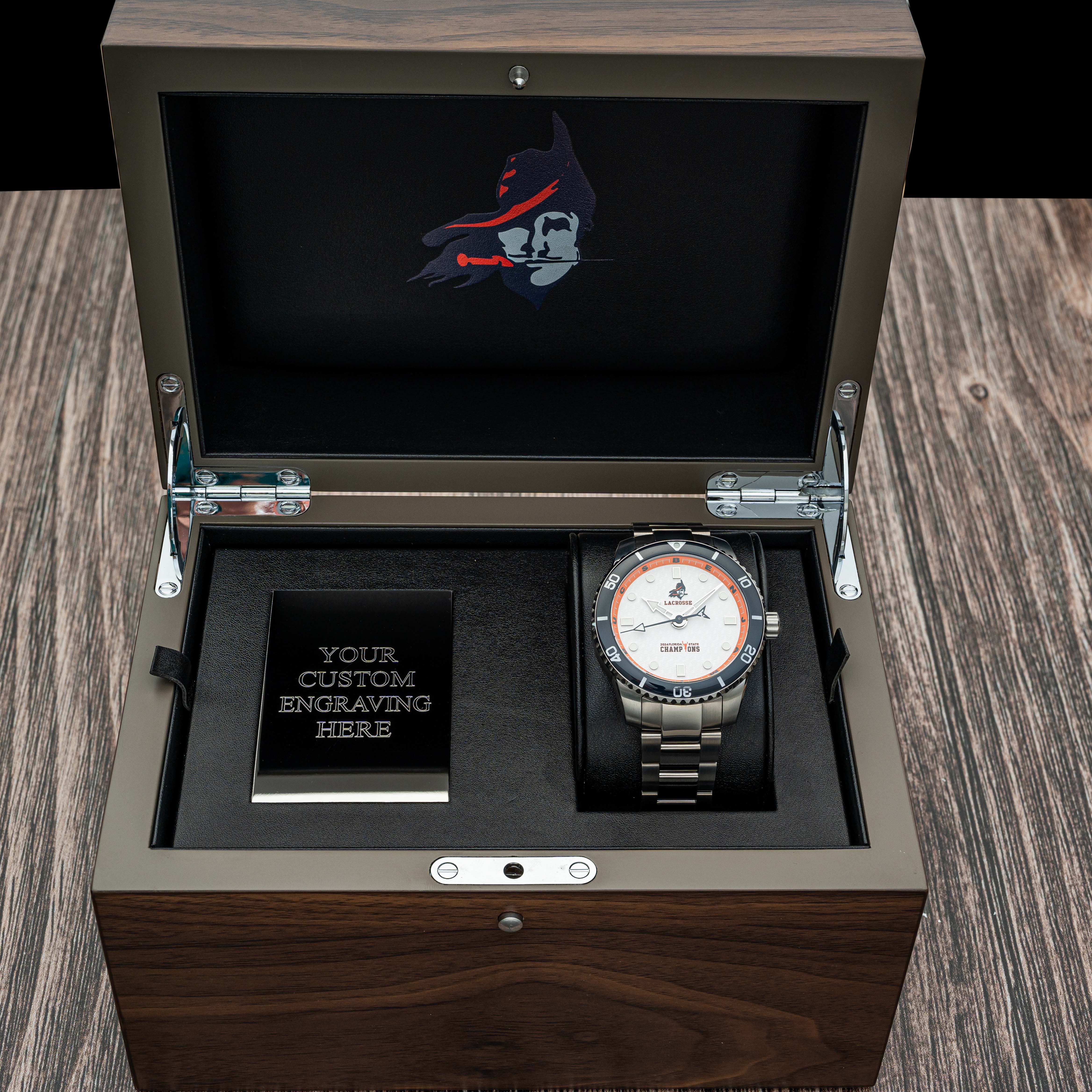 Benjamin School Lacrosse Timepiece Display Box