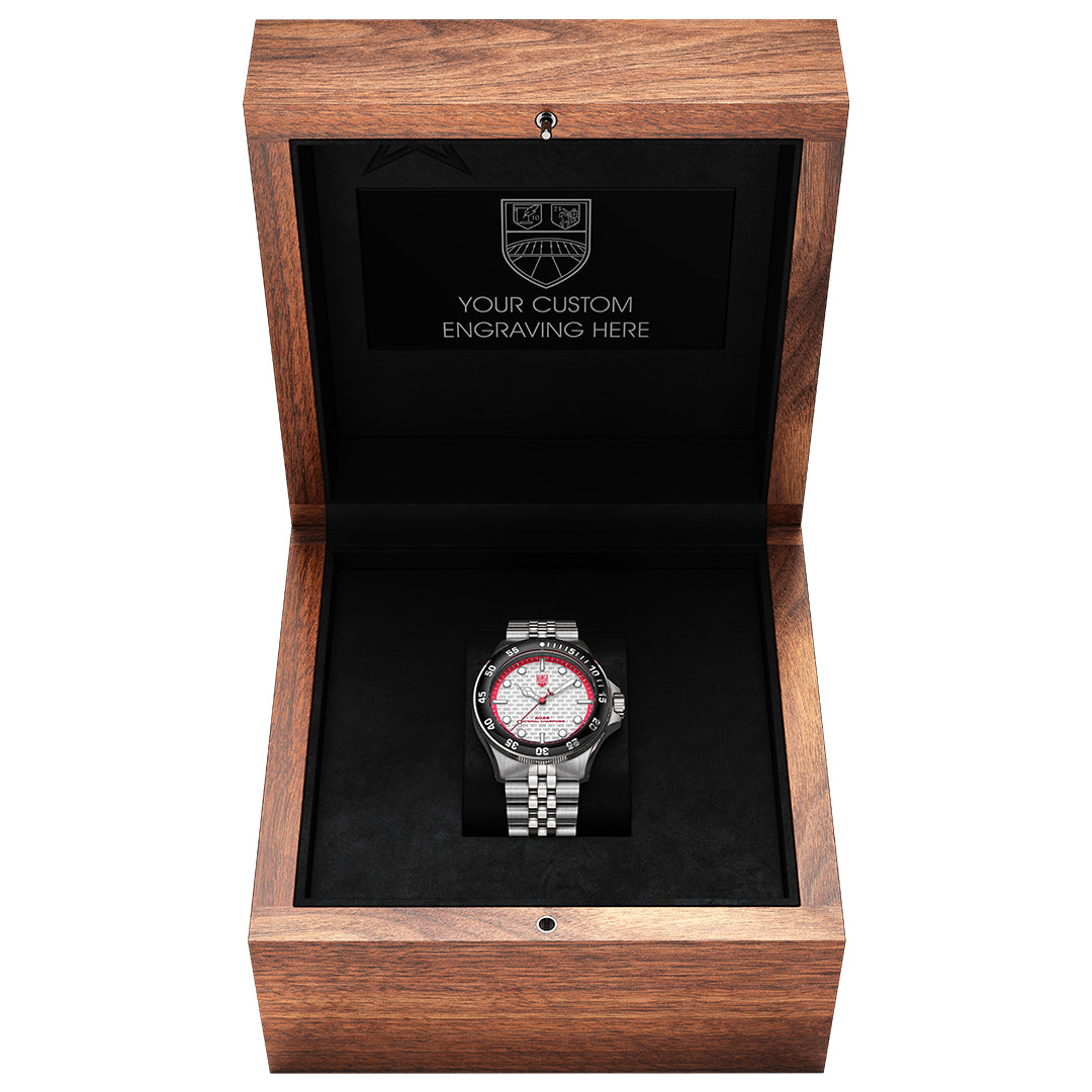 Cornell Lacrosse Walnut Display Box (Watch Sold Separately) | AXIA