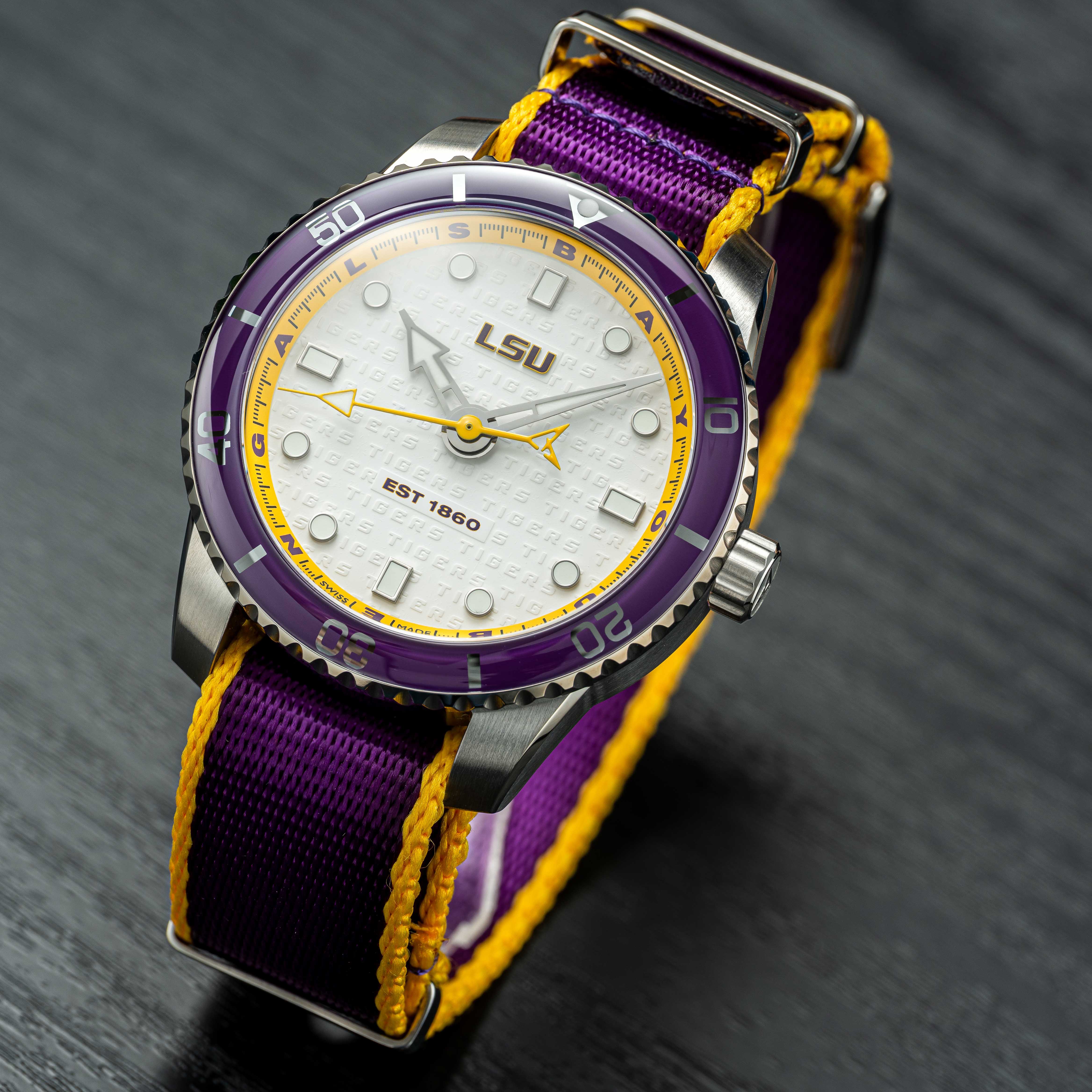 LSU University Timepiece