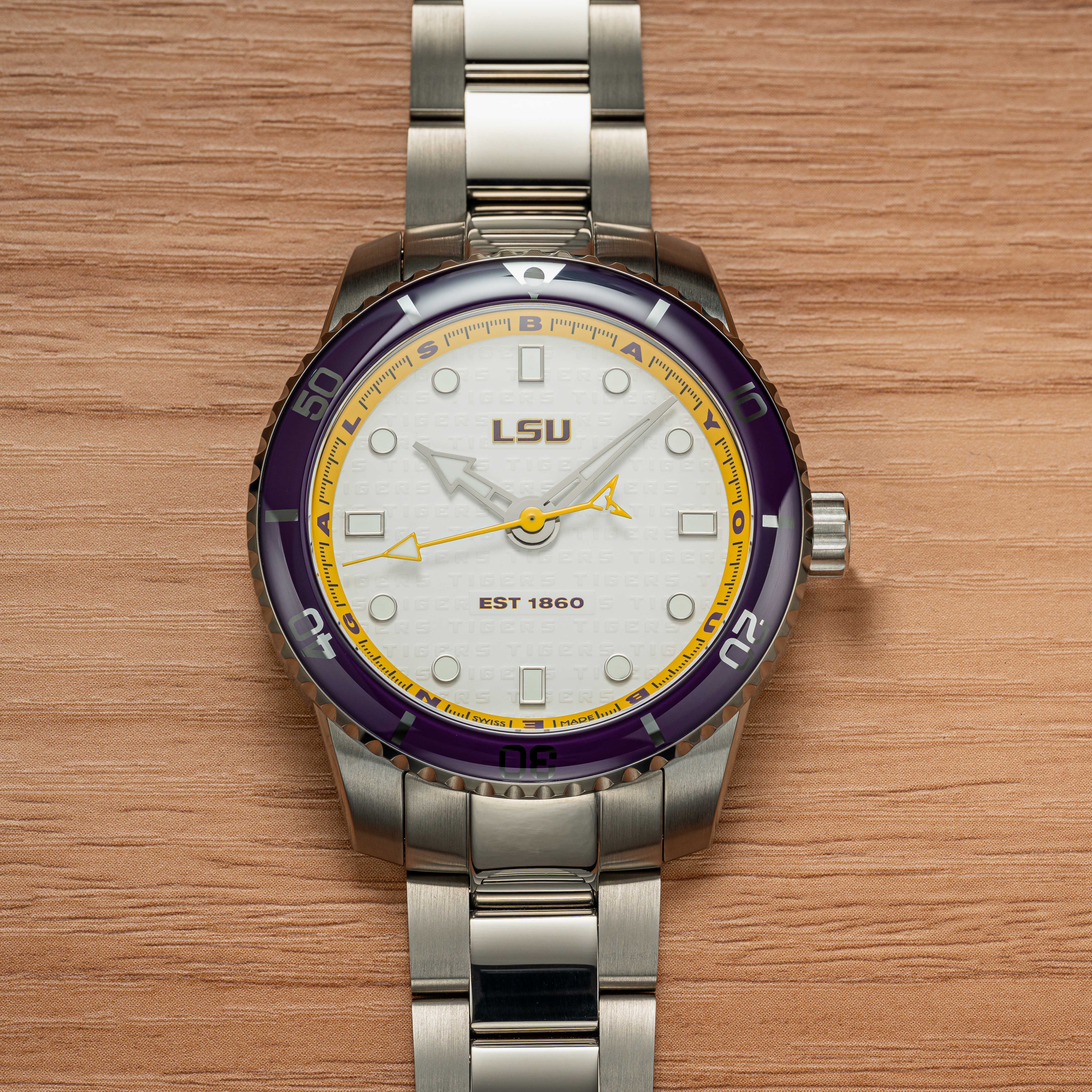 LSU University Timepiece