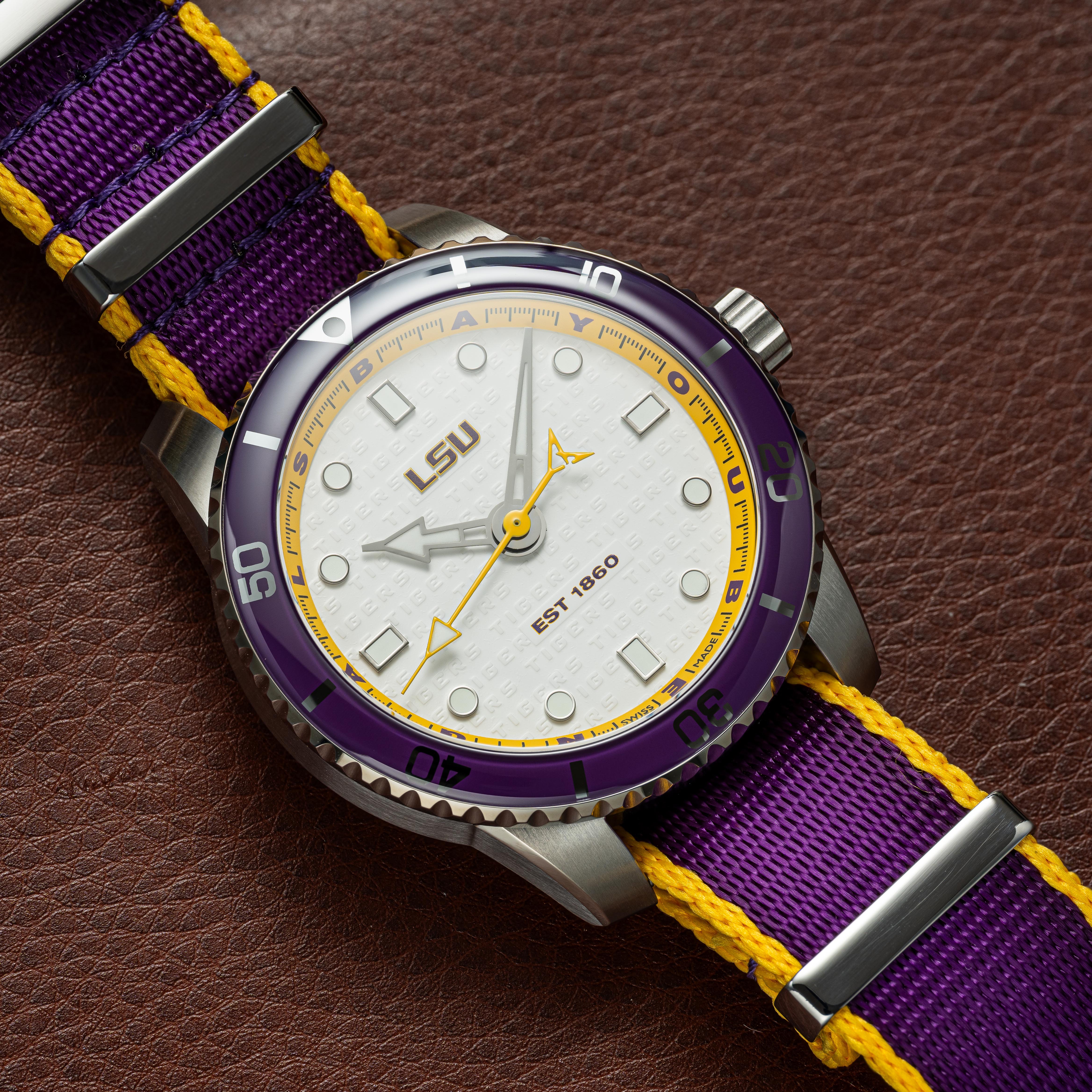 LSU University Timepiece