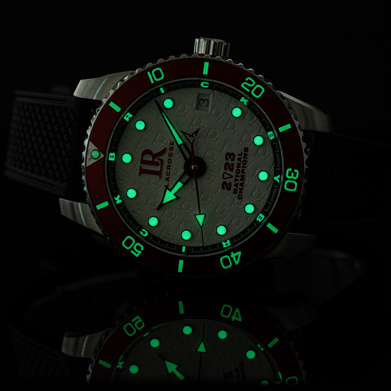 LenoirRhyne 2023 National Lacrosse Champions Timepiece