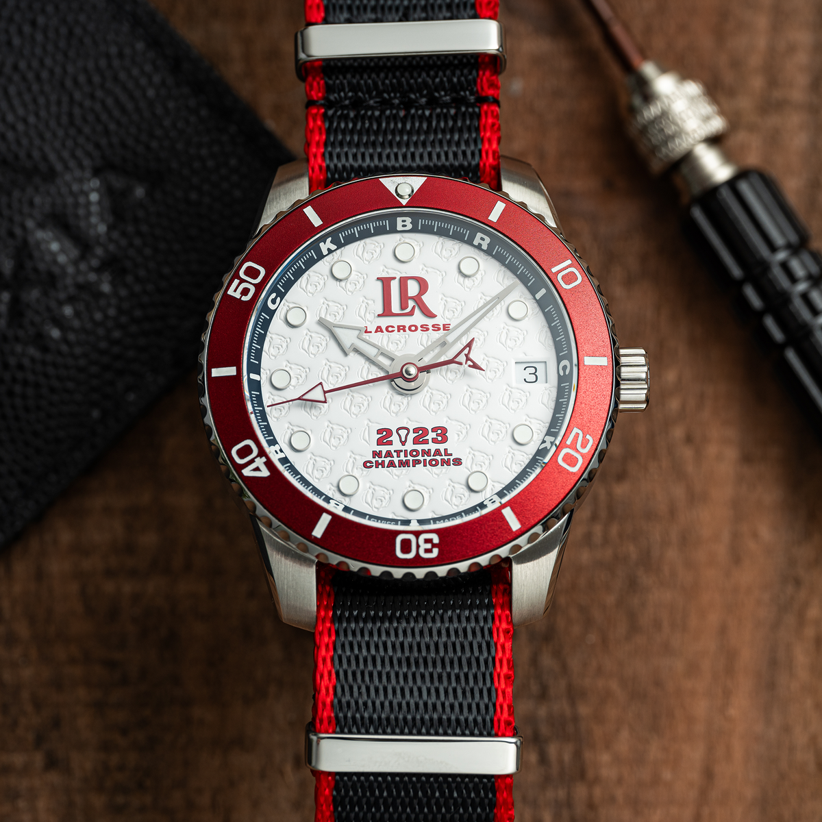 LenoirRhyne 2023 National Lacrosse Champions Timepiece