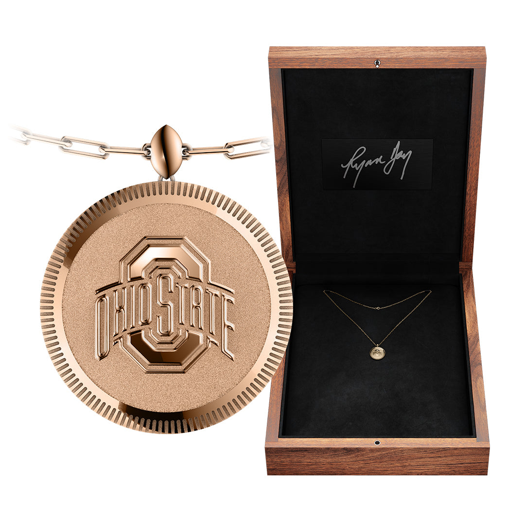 THE OHIO STATE UNIVERSITY and Ryan Day National Champions Pendant Necklace Display Box (necklace sold separately)