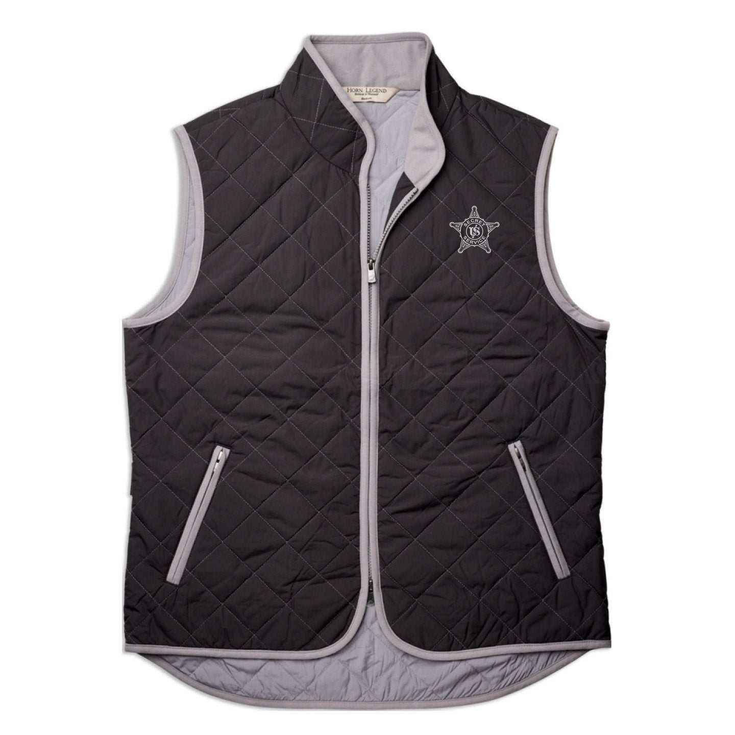 US Secret Service Quilted Vest
