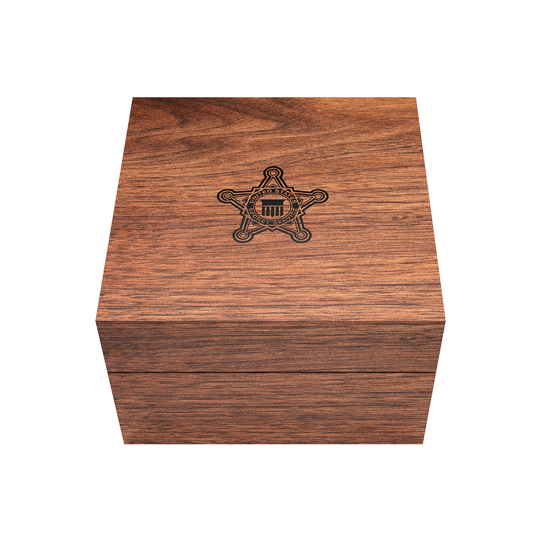 U.S. Secret Service Walnut Display Box (Watch Sold Separately)